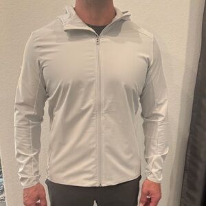 lululemon athletica Men's Light Gray Zip-Up Jacket
